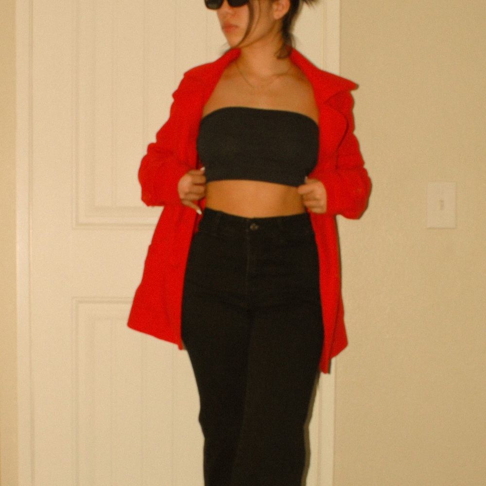 Red Blazer Jacket - Picture 5 of 7